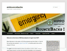 Tablet Screenshot of embouncebacks.com